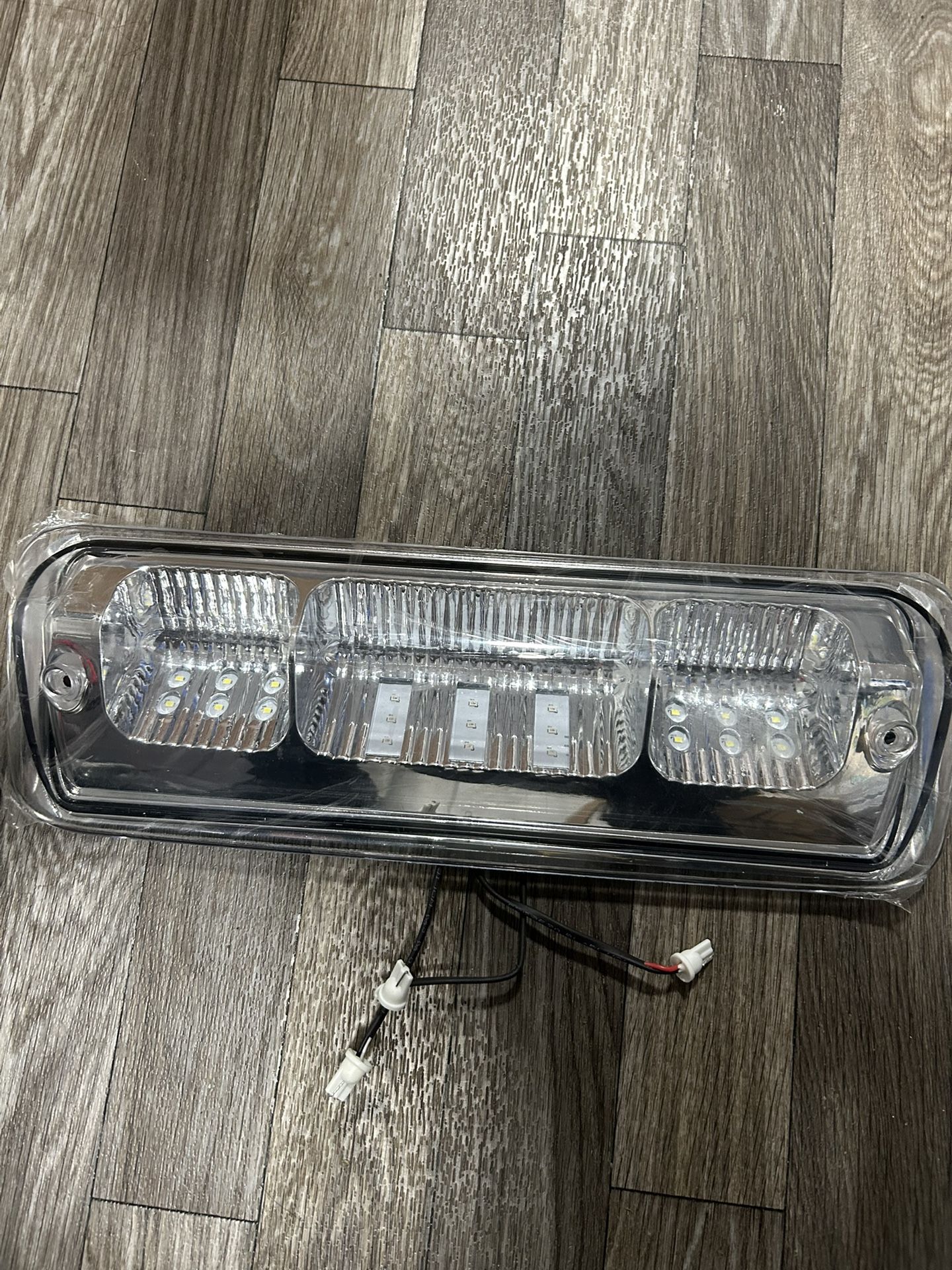 Fit For 2009-2014 Ford F150 LED 3rd Third Brake Light Cargo Lamp Chrome Housing