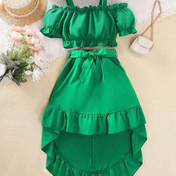 Size 10 Girls Skirt Set