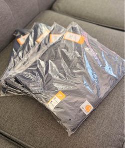 Carhartt K87 Pocket T-Shirts - 4 Pack - Navy - Medium - New