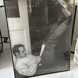 Paul Newman Poster Framed