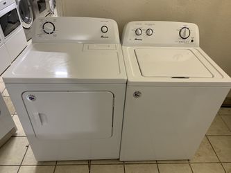 Amana Set Washer And Electric Dryer 