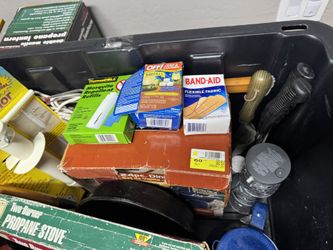 Misc Camping Gear W Propane Stove W Stand 