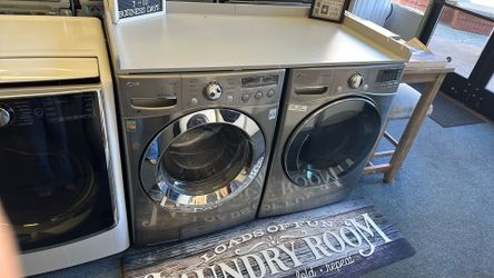 Front load lg washer and dryer set