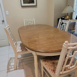 Table And 4 Matching Chairs