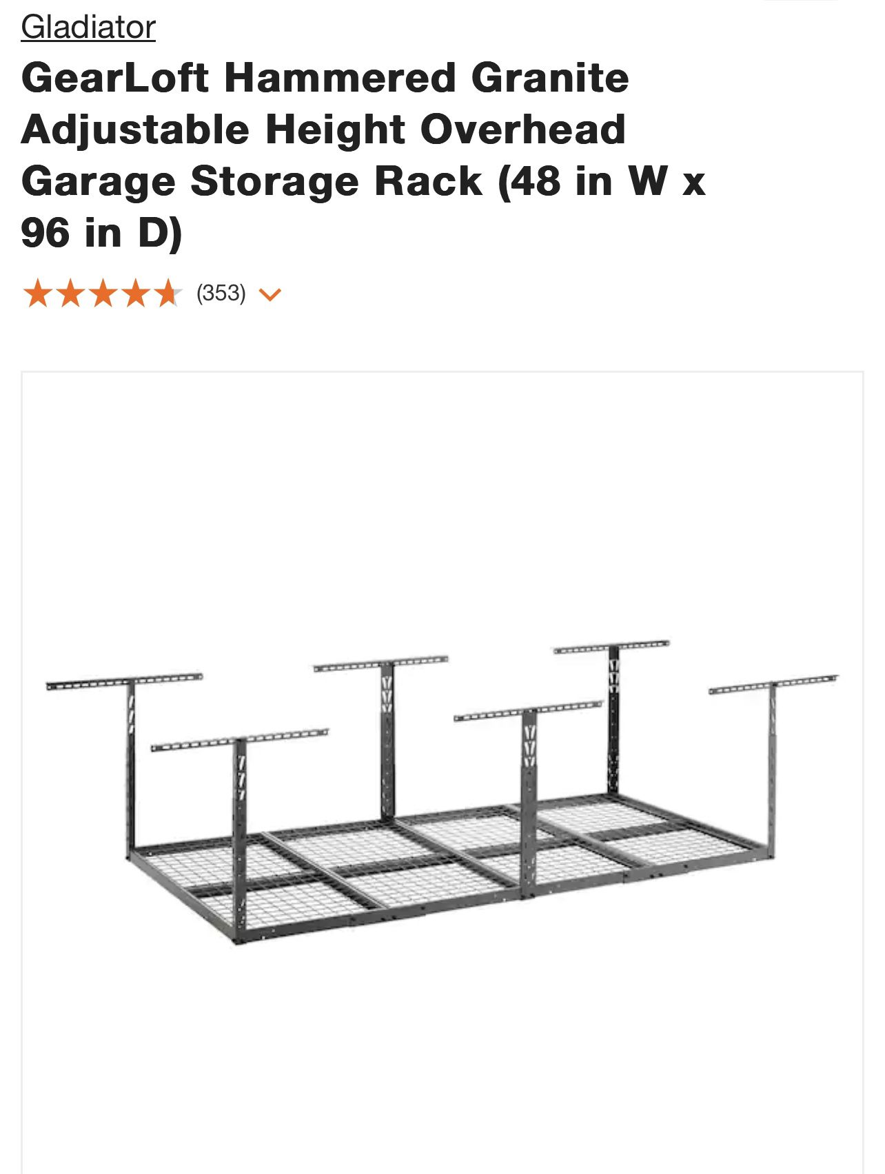 “NEW” Garage Storage Rack 