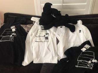 Kaws x Peanuts Uniqlo hoodie Brand New Dead stock