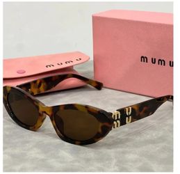 Designer women's sunglasses oval frame UV400 eyewear accessories sunglasses women's radiation protection UV400 polarized lenses Muis vintage glasses