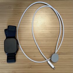 Apple Watch Ultra 2 49mm GPS Cell Black Titanium w/ Med Black Alpine Loop
