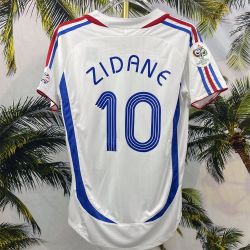  France Zidane No.10 Home  Soccer Jersey
