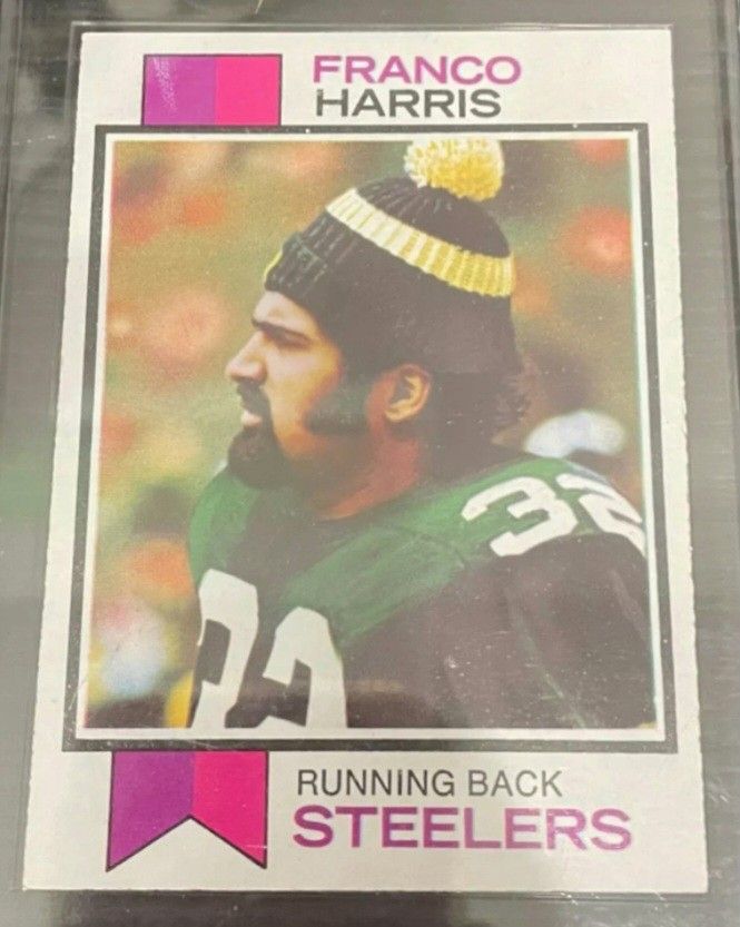 Super Nice 1973 Topps Franco Harris Rookie Card #89