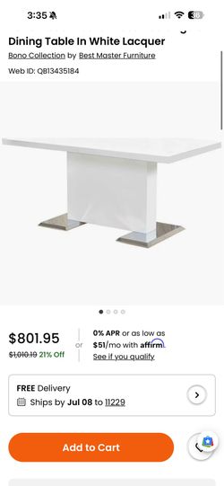 Dinner table