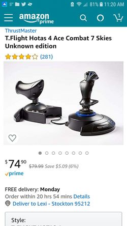 PS3/PS4. AIRPLANE AND CAR CONTROLLER.Thrustmaster.USB