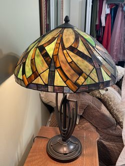 Faux Stained Glass Lamps