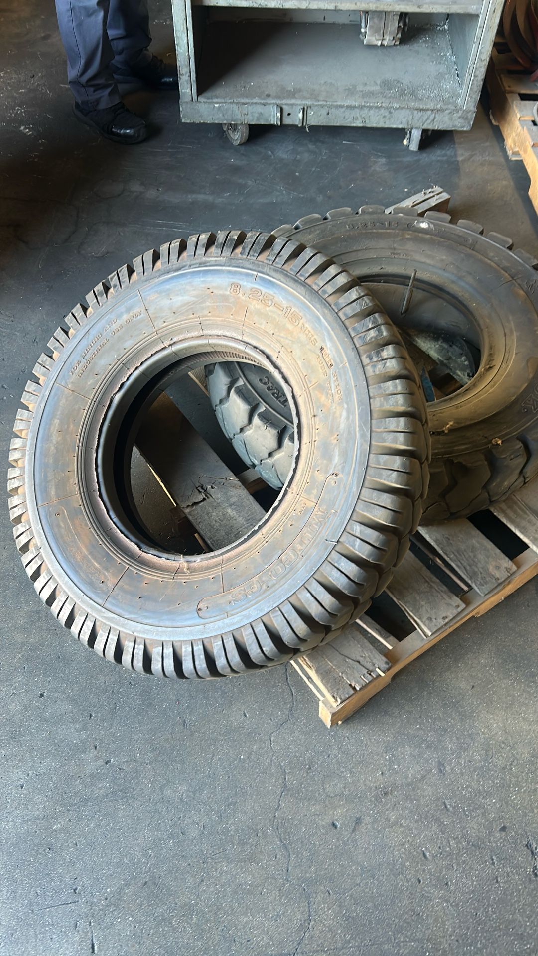 Forklift Tires. 8.25-15 2 Available 