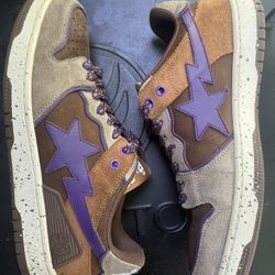 BAPE  ( Sk8 Sta #7 ) Brown/purple 