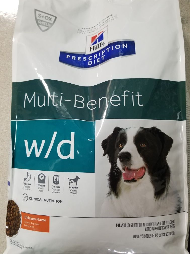 W/d dry food 25 lb bag