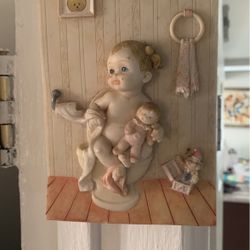 Bathroom  Ceramic Baby In Bathroom  Sooo Cute