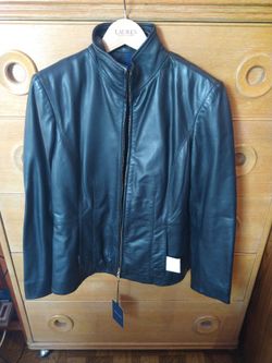 Cole Haan Lambskin Leather Jacket (Brand New)