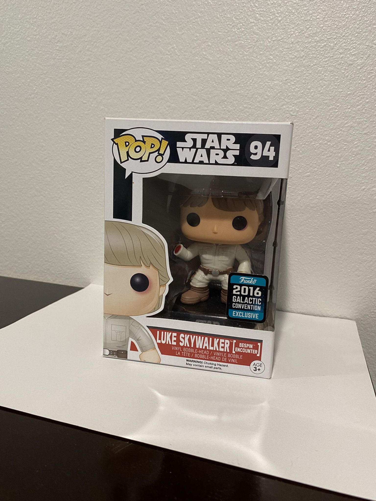 Luke Skywalker Bespin Encounter Funko Pop 94 Convention Exclusive
