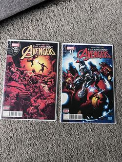 The Uncanny Avengers Marvel Comics #11 & #12