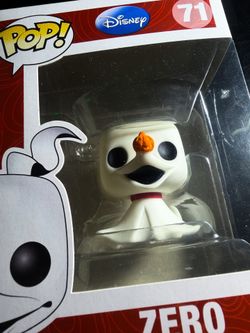 Funko Pop! Zero The Nightmare Before Christmas Disney 71 Vaulted Rare Discontinued
