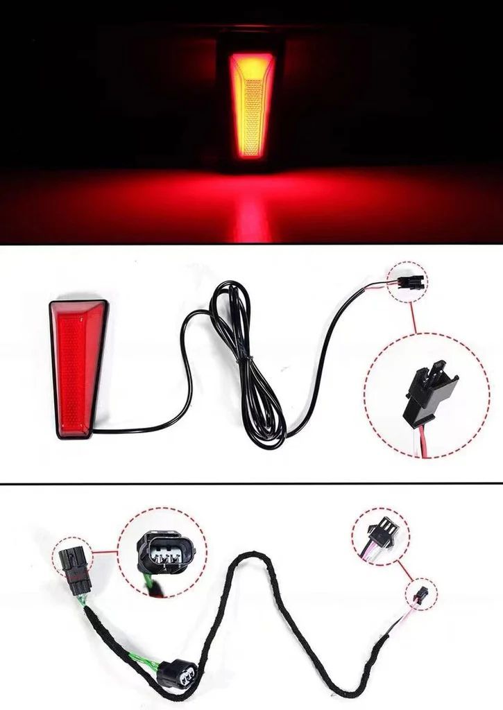 BRAND NEW 2022-2025 HONDA CIVIC SEDAN YOFER V2 PEARL WHITE LED REAR DIFFUSER + CORNER SPATS