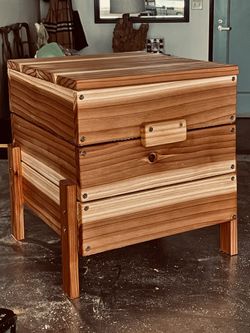 Indoor / Outdoor Vermiculture Compost Bins  Redwood & Handmade