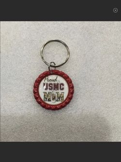 USMC MOM keychain