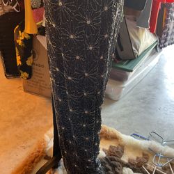 Fabulous black dress beaded size 10