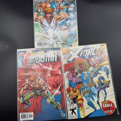 Lot Of 3 X-Force Shatterstar #2, 3 & 8 Marvel Comics