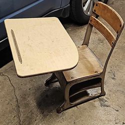 Vintage Kids School Chair