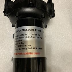 100L Pressure Tank + (NMDP51-G50-60-12)) Diaphragm Pump, Booster Pump Used for RV; Mobile Toilet; Road Cleaning; Portable Car Washer; Floor Washing