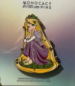 Monocracy Bottom Rapunzel Fantasy Pin