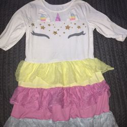 Girls Unicorn Dress