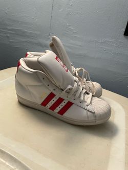 Superstar adidas shoes high top 9.5