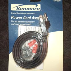 KENMORE BLACK POWER CORD ASSEMBLY  60686