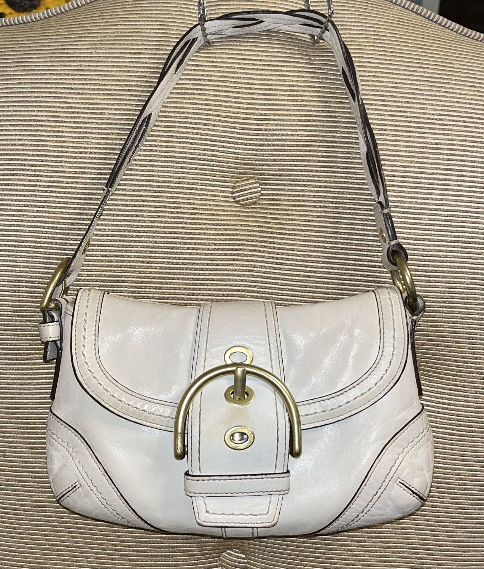 Coach Leather Soho Baguette Shoulder Bag