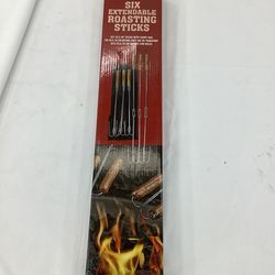 SIX EXTENDABLE ROASTING STICKS