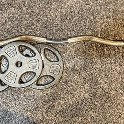 Bar With 10lb Weights!