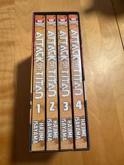 Attack on Titan Vol. 1-12 Softcover Manga Lot by Hajime Isayama Kodansha Comics