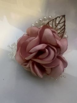 Girls Corsage Blush Pink