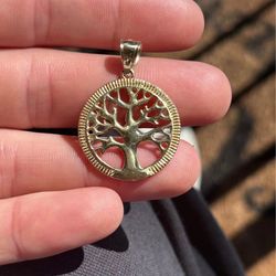 10KT gold tree of life pendant