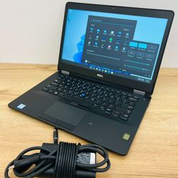 Dell i5 vPro QHD/2K touchscreen laptop / Windows 11 Pro / SSD 256GB / RAM 8GB / Camera / HDMI / Bluetooth / Charger / Backlit / Fingerprint