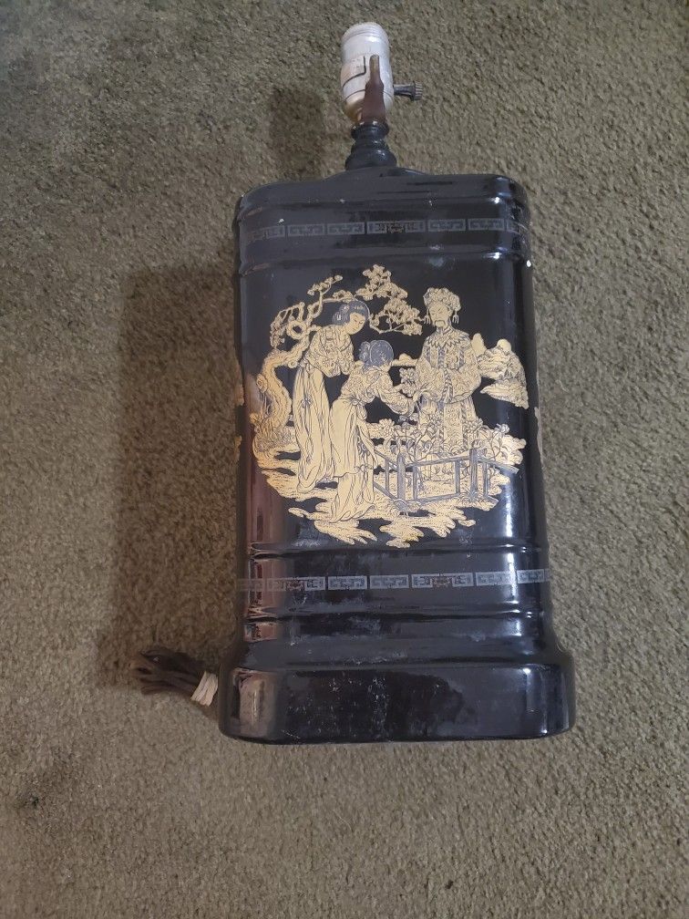 Vintage Canister Lamp