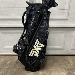 PXG Golf Stand Bag 4 Dividers Black Gray Camo 