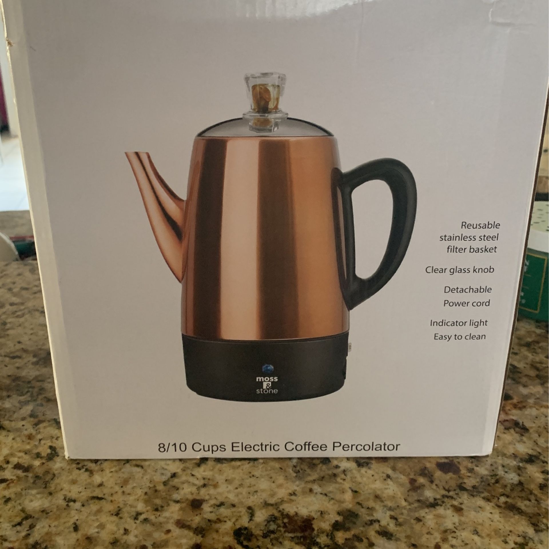 Moss And Stone Electric Coffee Percolator for Sale in Riverview, FL OfferUp