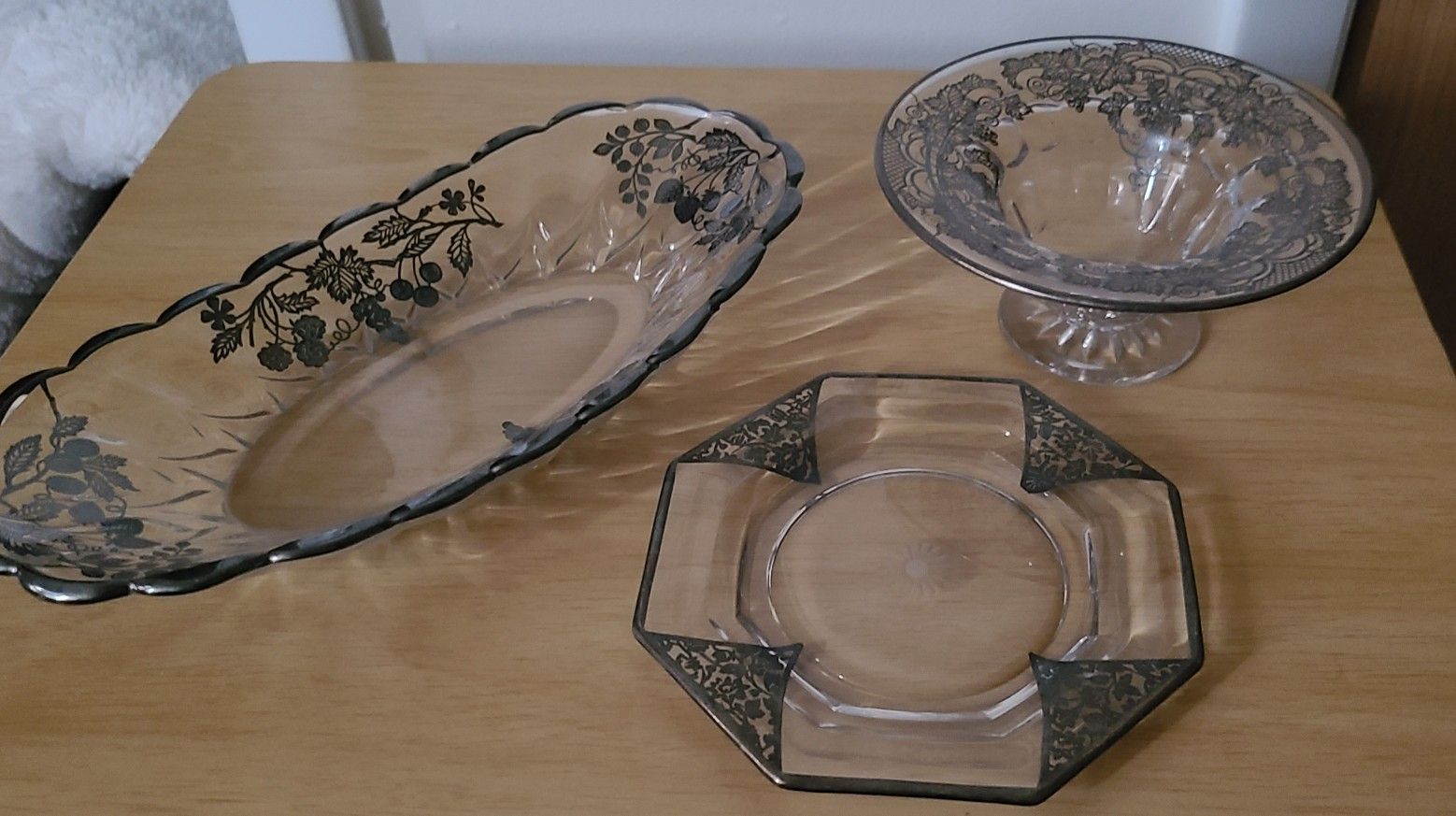 Silver Inlay Dishes