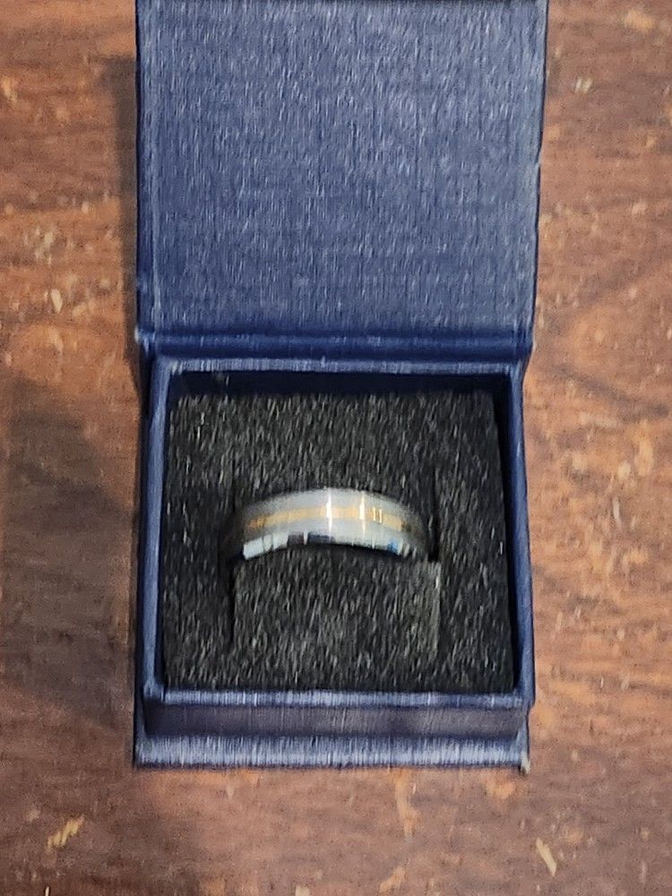 Mens Tungsten Wedding Band Size13