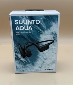 Suunto AQUA BLACK Rechargeable Quartz Headphones Bluetooth.  SS0