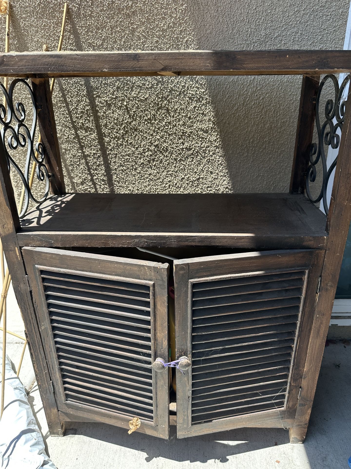 Cabinet Foyer Table Shelf Needs TLC